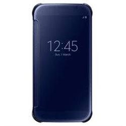 Samsung Clear View Cover for Galaxy S6 G920 , Black EF-ZG920BBEGWW