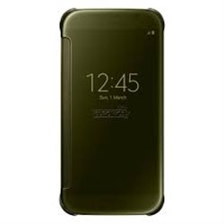 Samsung Clear View Cover for Galaxy S6 G920 , Gold EF-ZG920BFEGWW