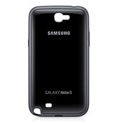 EFC-1J9BBEGSTD Silicone Case for Galaxy Note 2 Black (+ protective cover)