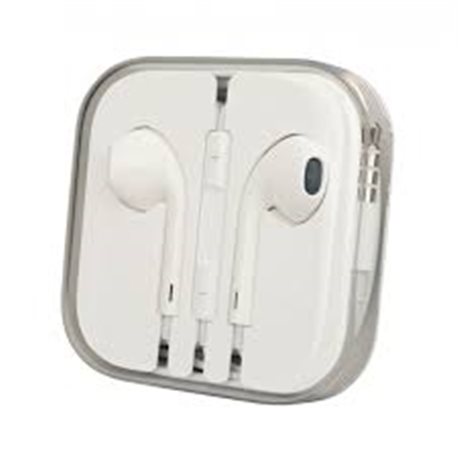 HANDS FREE IPHONE STEREO WHITE WITH REMOTE CONTROL BULK