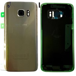 G930 s7 Glass back cover Gold