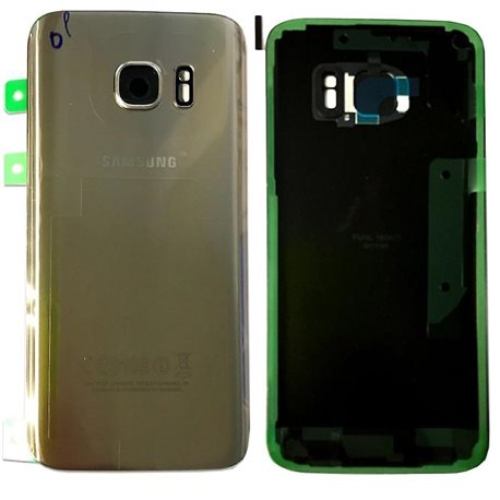 G930 s7 Glass back cover Gold