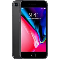 IPHONE 8, 64GB, Space Gray (BLACK), NEVER LOCKED