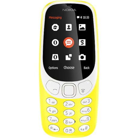 NOKIA 3310 DUAL,YELLOW MOBILE PHONE
