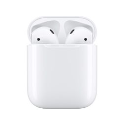 APPLE AIRPODS 2, BLUETOOTH HANDSFREE WITH WIRELESS CASE, WHITE