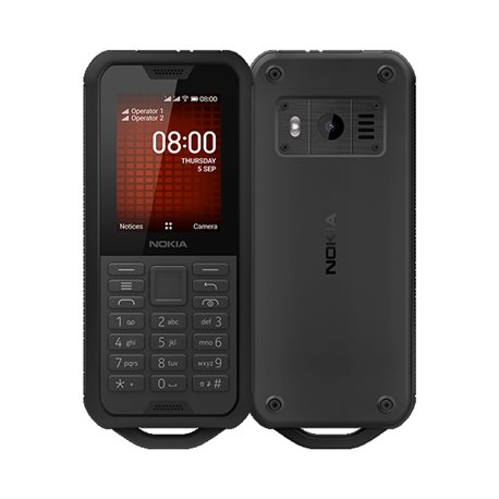 NOKIA 800 DUAL BLACK MOBILE PHONE