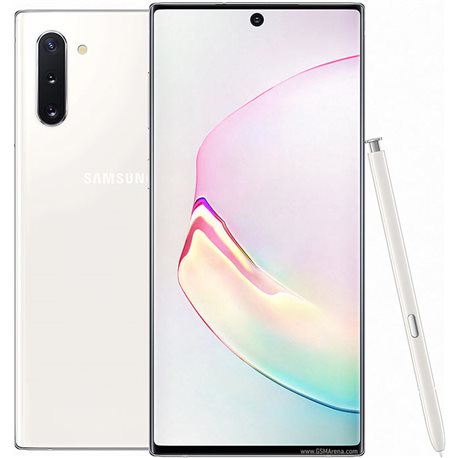 SAMSUNG GALAXY NOTE 10 DUAL N970 256GB AURA WHITE MOBILE PHONE