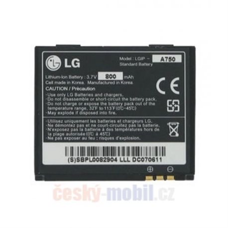 LG BATTERY LGIP-A750 PRADA KE850 BULK