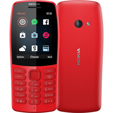 NOKIA 210(2019) DUAL SIM RED MOBILE PHONE