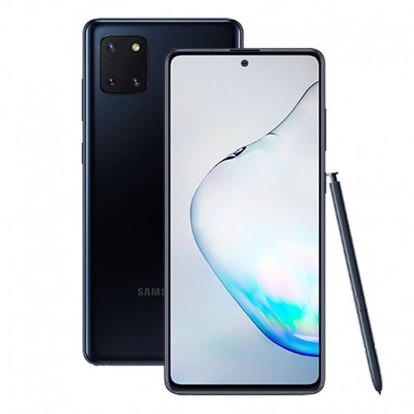 SAMSUNG GALAXY NOTE 10 LITE DUAL N770 128GB AURA BLACK MOBILE PHONE