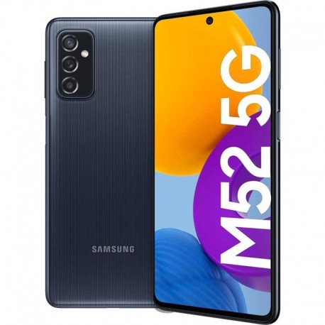 SAMSUNG GALAXY M52 5G 6/128GB M526 DS BLACK MOBILE PHONE