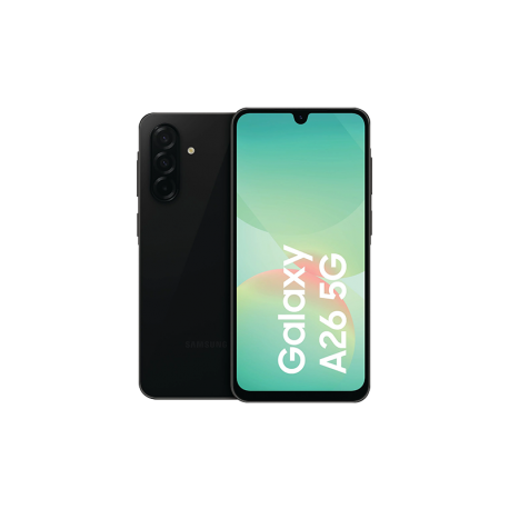 SAMSUNG A266 GALAXY A26 5G 6/128GB DS BLACK MOBILE PHONE