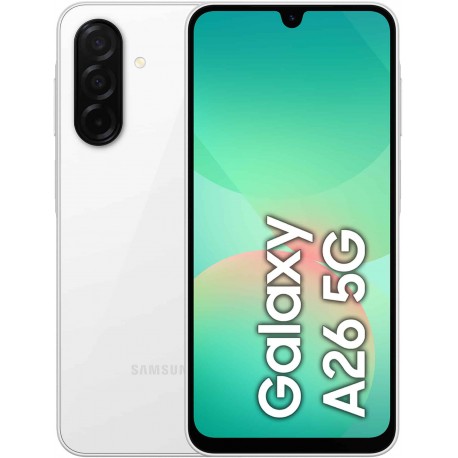 SAMSUNG A266 GALAXY A26 5G 6/128GB DS WHITE MOBILE PHONE