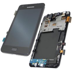 SAMSUNG I9100G LCD+TOUCH FULL SET BLACK / No warranty