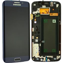 SAMSUNG G925 GALAXY S6 EDGE LCD+TOUCH BLACK