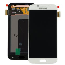 ASSY LCD SM- G920F WHITE SAMSUNG GALAXY S6