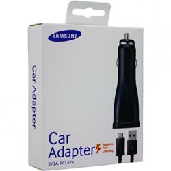 FAST CAR CHARGER WITH USB CABLE MICRO USB 5V,2A/9V,1.67A