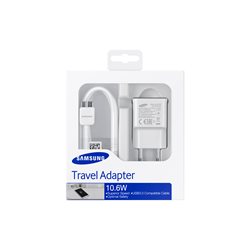 EP-TA10EWEQGWW SAMSUNG TRAVEL CHARGER MicrouUSB WHITE FOR NOTE3,S5