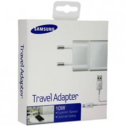Micro USB desktop charger for Samsung Galaxy models - 2A White